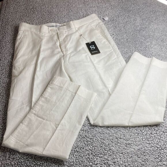 NWT SILVERSILK 34W x 30 Linen Blend Unisex Pant - Picture 8 of 9
